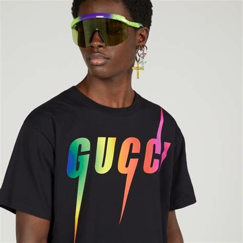 gucci t shirt blade print|Gucci t shirt sale.